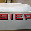 Einachser Oldscool Beschriftung