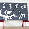 200 x 123 cm Leinwand, Spezialanfertigung im goldenen Schnitt