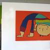 Kizart auf Leinwand 62 x 80 cm, Farben von le Corbusier